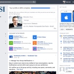 Perfil de nosso CEO na plataforma Facebook at Work